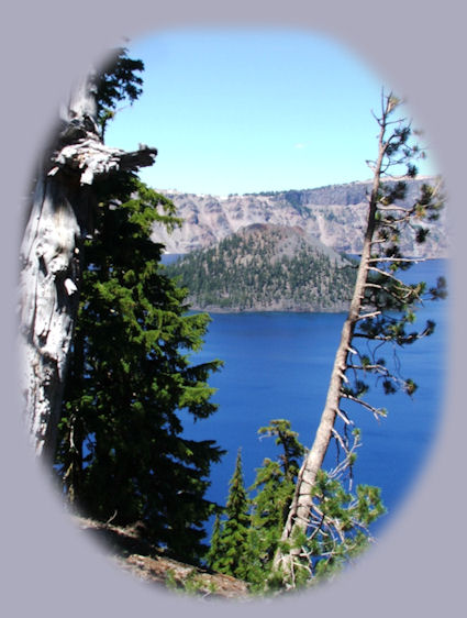 The pinnacles on the eastern rim at crater lake national park in oregon.