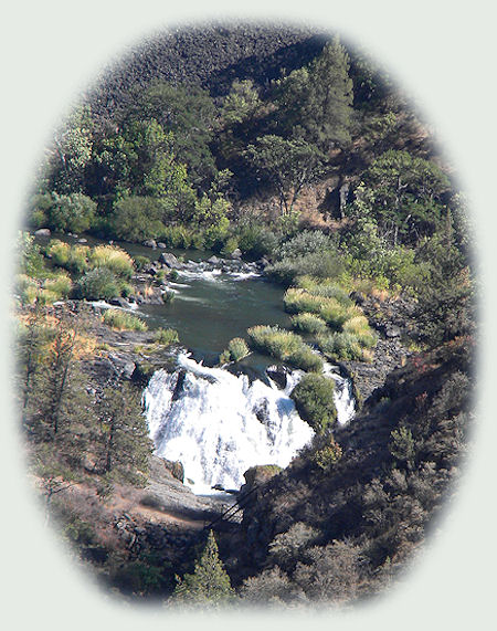 
traveling california hwy 299 to surprise valley, the south warners, otherwise known as the warner mountains, the south warner wilderness; stop at fall river mills, lovely old town that also has fall river waterfalls - this is the modoc plateau of california - the high desert.