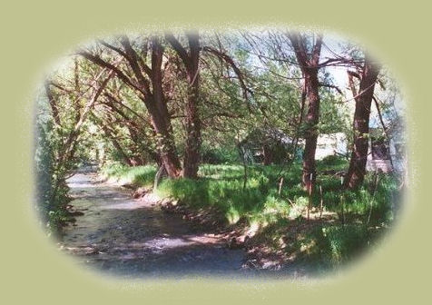 water avenue in fort bidwell, in surprise valley, northern california.