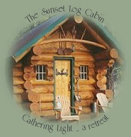 The sunset log cabin at gathering light ... a retreat located in southern oregon near crater lake national park.