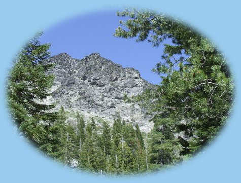 hiking in the russian wilderness in the klamath national forest, in the salmon mountains of northern california on our way to sawyers bar and the salmon river gorge.