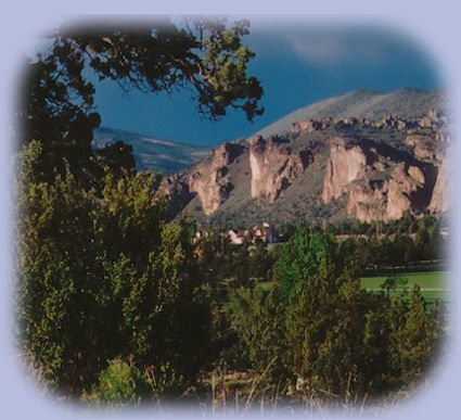 smith rock in the high desert of central oregon north of bend.