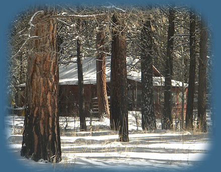 Cabin 3 at gathering light ... a retreat near crater lake national park in southern oregon.