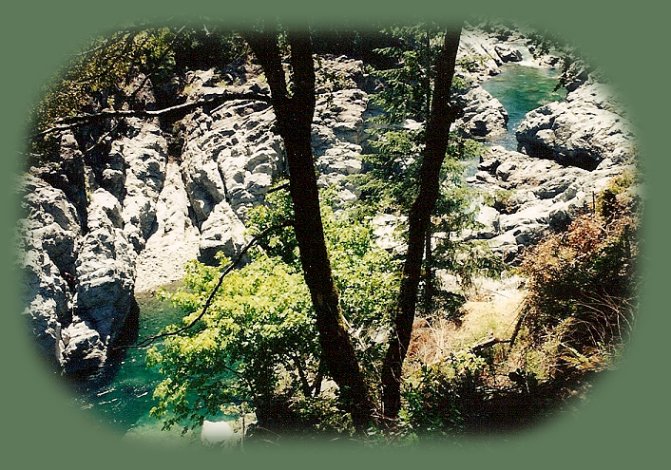 the middle fork of the smith river in jedediah smith redwoods state park in the california coastal redwoods.