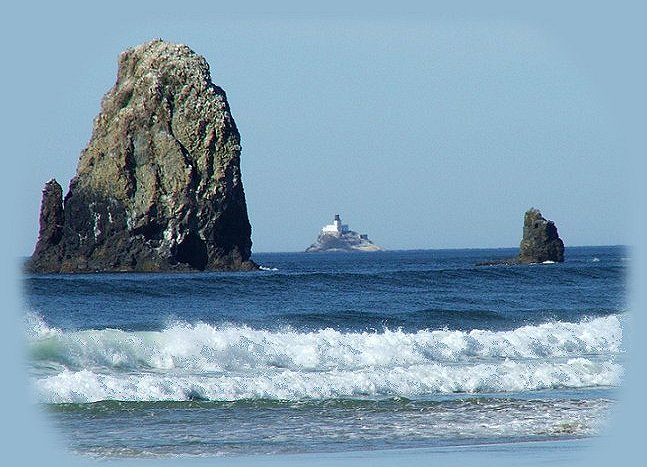 terrible tilly, the lighthouse, off the northern coast of oregon.