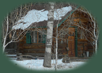 the sunset log cabin at gathering light ... a retreat in southern oregon near crater lake national park.