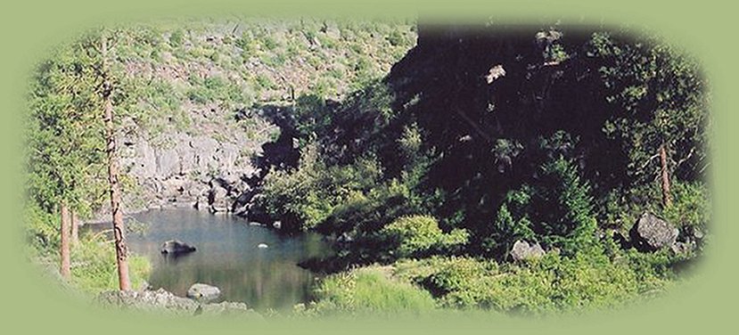 the williamson river gorge in the klamath basin of southern oregon near crater lake national park.